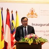 Phó Thủ tướng, Bộ trưởng Ngoại giao và Hợp tác Quốc tế Campuchia Prak Sokhonn. (Ảnh: Nguyễn Vũ Hùng/TTXVN)