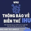 [Infographics] Thông tin về biến thể mới IHU vừa phát hiện tại Pháp