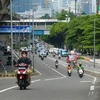 Một tuyến phố ở thủ đô Jakarta, Indonesia. (Ảnh: AFP/TTXVN)
