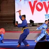 Các võ sinh bộ môn Vovinam tham gia đối luyện tại Liên hoan võ thuật Thành phố Hồ Chí Minh lần thứ nhất - năm 2022. (Ảnh: Thanh Vũ/TTXVN)