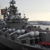 Tuần dương hạm mang tên lửa dẫn đường lớp Slava, Marshal Ustinov rời căn cứ Severomorsk của Hạm đội phương Bắc Nga. (Nguồn: usni.org)