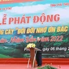 Chủ tịch nước Nguyễn Xuân Phúc phát động “Tết trồng cây đời đời nhớ ơn Bác Hồ”. (Ảnh: Vũ Sinh/TTXVN)