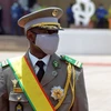 Đại tá Assimi Goita, lãnh đạo của hai cuộc đảo chính quân sự và tân tổng thống lâm thời trong lễ nhậm chức ở Bamako, Mali ngày 7/6/2021. (Nguồn: Reuters)