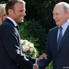 Tổng thống Pháp Emmanuel Macron và Tổng thống Nga Vladimir Putin tại miền nam nước Pháp vào năm 2019. (Nguồn: TASS)