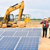 Tổng thống Jokowi khởi động động thổ Khu công nghiệp xanh Indonesia, tại Bulungan, tỉnh Bắc Kalimantan ngày 21/12/2021. (Ảnh: BPMI)