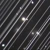 Một hình ảnh thiên văn bị "hoen ố" bởi những đường mòn gây ra bởi vệ tinh của siêu tế bào Starlink của SpaceX. (Nguồn: space.com)