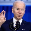 Tổng thống Mỹ Joe Biden phát biểu tại Culpeper, Virginia, Mỹ, ngày 10/2/2022. (Ảnh: AFP/TTXVN)