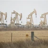 Giàn khoan dầu tại Three Rivers, Texas, Mỹ, ngày 24/2/2022. (Ảnh: THX/TTXVN)