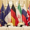 Bên trong phòng đàm phán khôi phục thỏa thuận hạt nhân Iran ở Vienna, Áo. (Ảnh: IRNA/TTXVN)