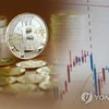  Đồng tiền điện tử Bitcoin. (Ảnh: YONHAP/TTXVN)