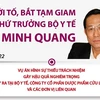 [Infographics] Bắt tạm giam cựu Thứ trưởng Bộ Y tế Cao Minh Quang