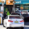 Một trạm xăng ở Sydney, Australia. (Ảnh: AFP/TTXVN)