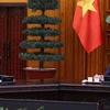 Thủ tướng Phạm Minh Chính tiếp Đại sứ New Zealand tại Việt Nam Tredene Cherie Dobson. (Ảnh: Dương Giang/TTXVN)