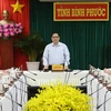 Thủ tướng Phạm Minh Chính làm việc với lãnh đạo tỉnh Bình Phước