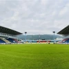 Khán đài sân vận động Cẩm Phả được đầu tư nâng cấp từ 8.000 lên 16.000 chỗ phục vụ SEA Games 31. (Ảnh: Thanh Vân/TTXVN)