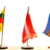 Cờ các nước Litva, Latvia, Estonia. (Nguồn: rferl.org)