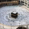 Các tín đồ Hồi giáo hành hương tại thánh địa Mecca, Saudi Arabia, ngày 2/8/2020. (Ảnh: AFP/TTXVN)