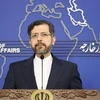 Người phát ngôn Bộ Ngoại giao Iran Saeed Khatibzadeh tại cuộc họp báo ở Tehran. (Ảnh: IRNA/TTXVN)