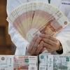 Đồng ruble của Nga. (Ảnh: Yonhap/TTXVN)
