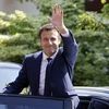 Ông Emmanuel Macron tái đắc cử Tổng thống Pháp nhiệm kỳ 2. (Ảnh: AFP/TTXVN)