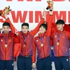Đoàn thể thao Việt Nam đặt mục tiêu giành 100 huy chương tại SEA Games 32. (Ảnh: TTXVN) 
