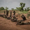 Binh sỹ quân đội Benin triển khai tại khu vực biên giới với Burkina Faso. (Nguồn: The New York Times)