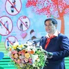 Thủ tướng Phạm Minh Chính phát biểu tại Lễ phát động Tháng hành động vì trẻ em và khai mạc Hè năm 2022. (Ảnh: Dương Giang/TTXVN)