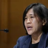 Đại diện Thương mại Mỹ Katherine Tai. (Ảnh: AFP/TTXVN)