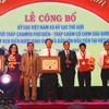 Tháp Chăm Phú Diên được công nhận đạt kỷ lục Thế giới. (Ảnh: Tường Vi/TTXVN)