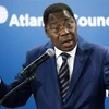 Cựu Tổng thống Benin, ông Thomas Yayi Boni phát biểu tại một sự kiện ở Washington, DC, Mỹ. (Ảnh: AFP/TTXVN)