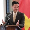  Đại sứ Đặng Hoàng Giang, Trưởng Phái đoàn Việt Nam tại Liên hiệp quốc. (Ảnh: Vũ Khắc Hiếu/TTXVN)