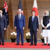 Thủ tướng Australia Anthony Albanese, Tổng thống Mỹ Joe Biden, Thủ tướng Nhật Bản Kishida Fumio và Thủ tướng Ấn Độ Narendra Modi tại Hội nghị Thượng đỉnh nhóm Bộ Tứ ở thủ đô Tokyo, ngày 24/5/2022. (Ảnh: Kyodo/TTXVN)