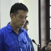 Bị cáo Trần Tiến Quang - nguyên Trưởng Công an quận Đồ Sơn (Hải Phòng) tại phiên xử sơ thẩm. (Nguồn: vtc.vn)