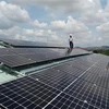 Một công trình điện Mặt Trời mái nhà tại Gia Lai. (Ảnh: Hoài Nam/TTXVN)