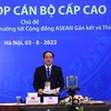 Thứ trưởng Bộ Nội vụ Vũ Chiến Thắng phát biểu tại Hội nghị Hợp tác ASEAN về các vấn đề công vụ lần thứ 21. (Ảnh: Văn Điệp/TTXVN)