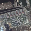 Ảnh chụp vệ tinh toàn cảnh nhà máy điện hạt nhân Zaporizhzhia ở Enerhodar, miền Đông Ukraine, ngày 19/8/2022. (Ảnh: AFP/TTXVN)