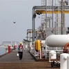 Một cơ sở khai thác dầu của Iran trên đảo Khark, ngoài khơi vùng Vịnh. (Ảnh: AFP/TTXVN)