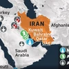 Iran bị "bao vây" bởi các căn cứ và cơ sở quân sự của Mỹ. (Nguồn: abc.net.au)