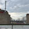 Quang cảnh nhà máy điện hạt nhân Zaporizhzhia ở Enerhodar, miền Đông Ukraine. (Ảnh: AFP/TTXVN)