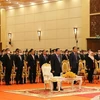 Các đại biểu tham dự lễ khai mạc Hội nghị AEM-54. (Ảnh: TTXVN phát)