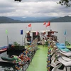 Với 38 đảo lớn nhỏ, Khu du lịch sinh thái Hồ Phú Ninh, Quảng Nam là địa điểm nghỉ dưỡng lý tưởng. (Ảnh: Đoàn Hữu Trung/TTXVN)