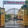 Trường THPT Lương Thế Vinh (thành phố Cẩm Phả, tỉnh Quảng Ninh). (Ảnh: Thanh Vân/TTXVN)