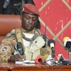 Đại úy Ibrahim Traore chính thức được chỉ định làm Tổng thống Burkina Faso. (Nguồn: Reuters)