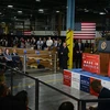 Tổng thống Mỹ Joe Biden phát biểu tại nhà máy IBM ở thành phố Poughkeepsie. (Nguồn: Bloomberg)