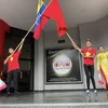 Điệu múa truyền thống của Việt Nam do thành viên Hội Hữu nghị Việt Nam-Venezuela tổ chức. (Nguồn: baoquocte.vn)