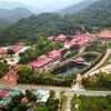 Thiền viện Trúc Lâm Yên Tử (còn gọi là Chùa Lân) nằm trên núi Yên Tử, thuộc Khu di tích lịch sử và danh thắng Yên Tử, thành phố Uông Bí, Quảng Ninh. (Ảnh: Thành Đạt/TTXVN)