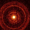 Kính viễn vọng tia X từ Đài quan sát Neil Gehrels Swift của NASA chụp lại ánh sáng rực rỡ của GRB 221009A khoảng một giờ sau khi nó được phát hiện lần đầu tiên. (Nguồn: NASA) 