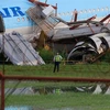Máy bay Korean Air trượt khỏi đường băng tại sân bay ở Philippines