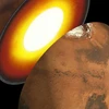 Máy đo địa chấn phát hiện xác định Hành tinh Đỏ có lõi đường kính khoảng 3.620km.(Nguồn: NASA)