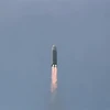 Hình ảnh do Hãng thông tấn KCNA của Triều Tiên công bố ngày 25/3/2022 về một vụ phóng thử tên lửa đạn đạo liên lục địa kiểu mới tại một địa điểm không xác định ở Triều Tiên. (Ảnh: AFP/TTXVN)